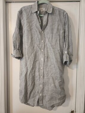 Emily Phillips Black and White Striped  Dress/tunic - Casual Button-Down